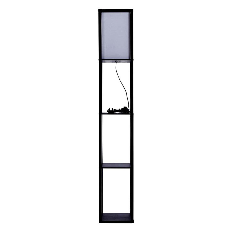 Damm 160cm Black Column Floor Lamp