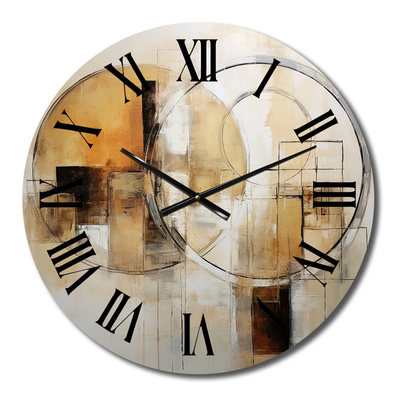 Horloge murale en métal exquise Nostalgia, Moyenne