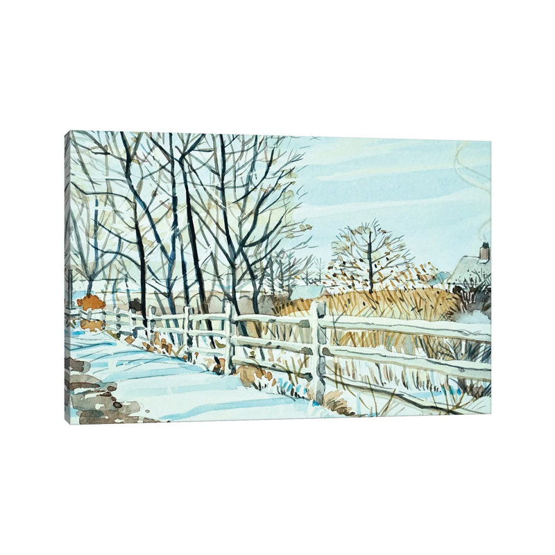 Silence by Luisa Millicent - Painting on Canvas, Wrapped Canvas, 20.32cm H x 30.48cm W x 1.91cm D