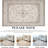 Rug Kitchen - Hallway Non Slip Washable Oriental Soft Indoor Neutral Carpet for Entry Bedroom Farmhouse Low Pile Stain Resistant Hall Rugs Long Thin Front Door Mat - Ivory-538885777