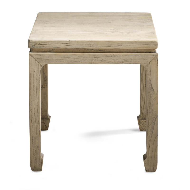 Jixi Solid Wood Accent Stool