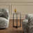  Midas Dark Bronze Round Accent Table