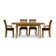 Sarah 4 - Person Solid Wood Top Four Leg Dining Set
