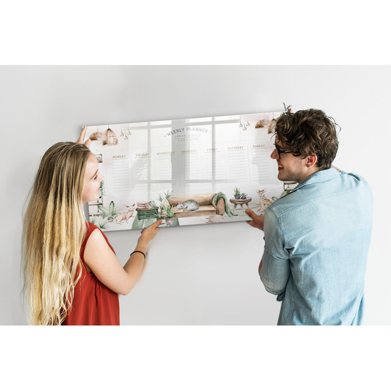Magnetic Glass Dry Erase Board