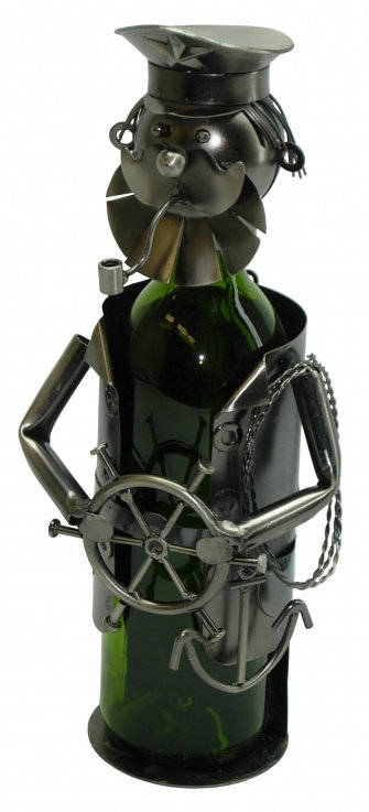 Tabletop Wine Bottle Rack in Silver