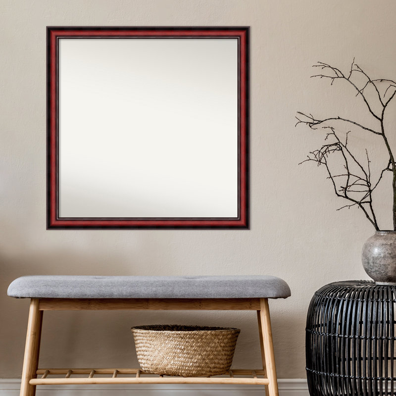 Miroir d'appoint mural Evadell, H 29 po x l 29 po
