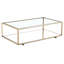 Flodie Glass Top Coffee Table