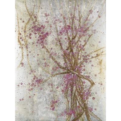 «Vertical Blossom 08» par Hulis Mavruk - peinture sur toile sans cadre
