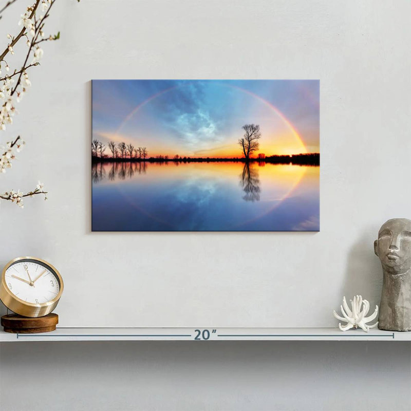 Kerrick Sunset Rainbow Reflection, 8" H x 12" W
