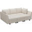 Canapé-lit modulaire convertible Aurora Chenille-106913435-106913483