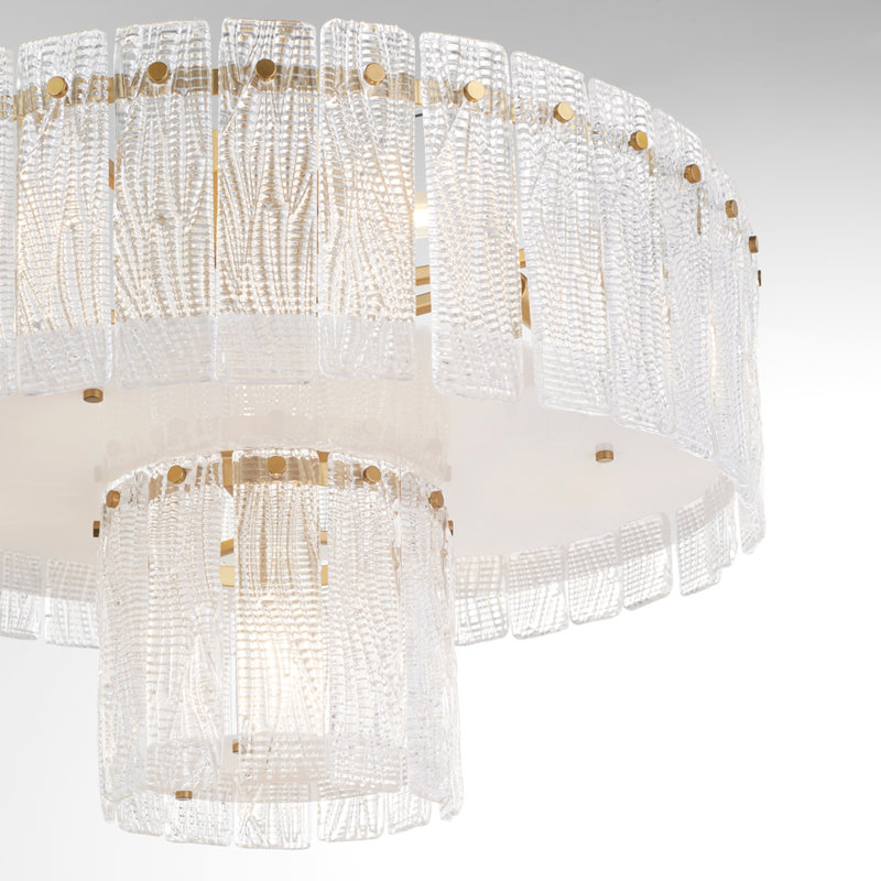 Othello Glass Flush Mount