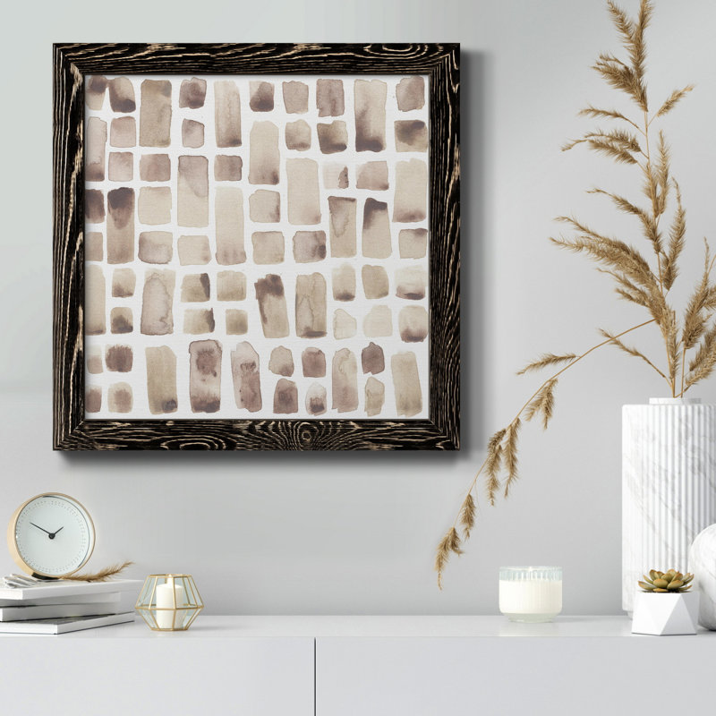 Toile encadrée de qualité supérieure - Prêt à accrocher, H 35,5 po x l 35,5 po x P 1,5 po, Noir