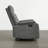 25.2"Manual Swivel Chair with Storage Pocket, Flip-Down Tray Table and Dual Cup Holders-129339222