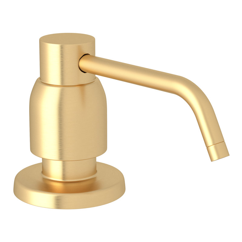 Holborn Soap Dispenser, Satin English Gold