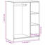 Wardrobe 77X48x102 Cm Engineered Wood-2134120200