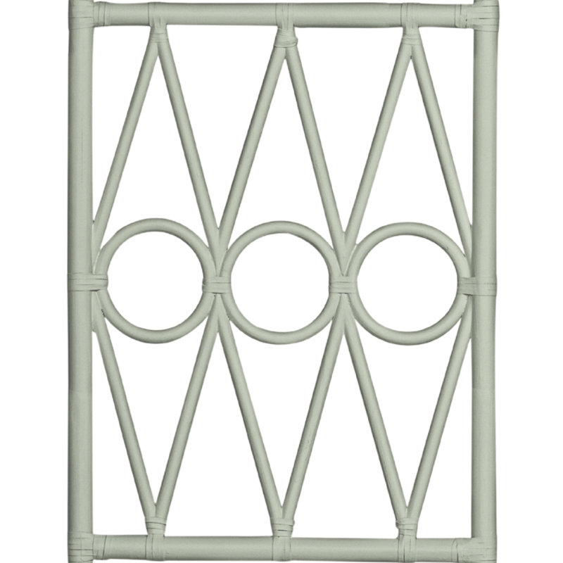 Devonshire Open-Frame Headboard, King, White