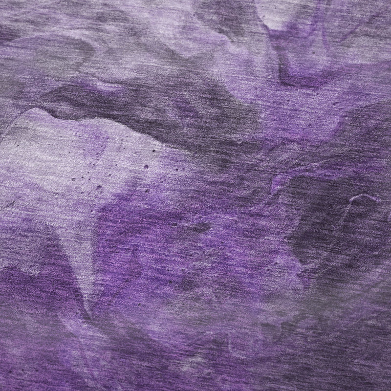 Jeté en sherpa Addison, Mauve abstrait 1