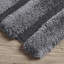 Tapis pour salle de bain, gris, 21 x 34 po, 100% filé, rayé, décoloré, envers antidérapant, ornement lavable à la machine gris 21 x 34 po-538041651-538041648