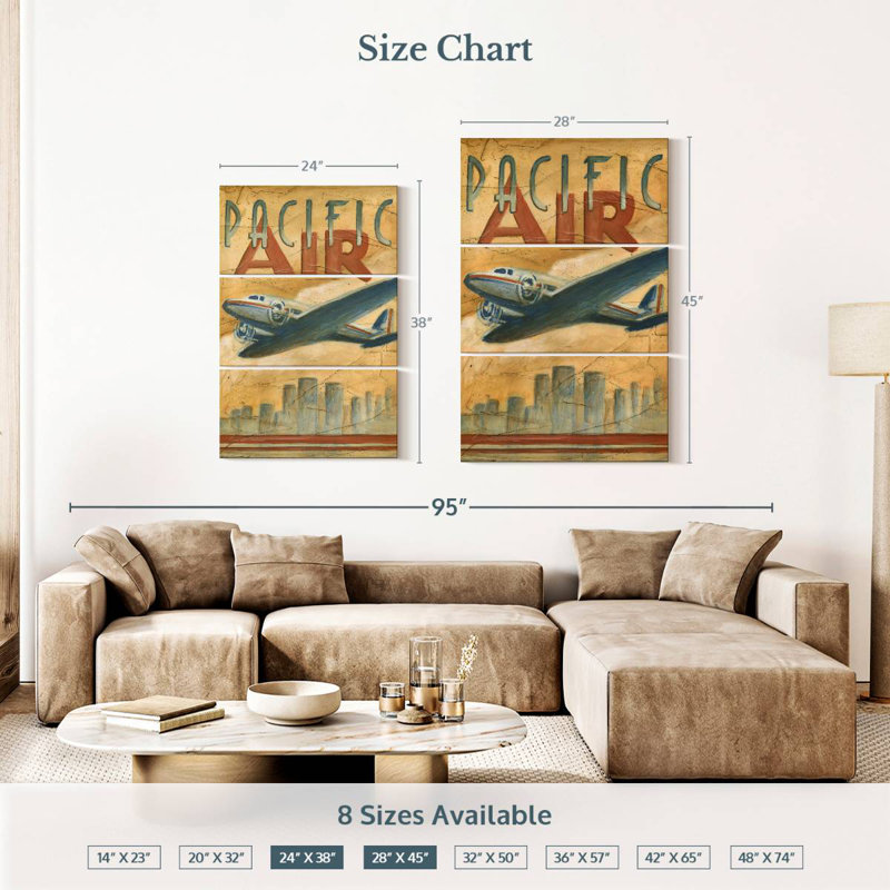 Pacific Air, 38" H x 24" W