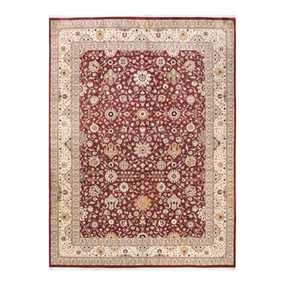 Classic One-of-a-Kind 9' 2" X 12' 4" Hand Knotted Area Rug