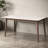 White Rectangular Solid Wood Ash wood + Sintered Stone Dining table-1293347145