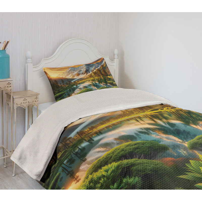 Polyester Coverlet, Twin Coverlet + 1 Standard Shams