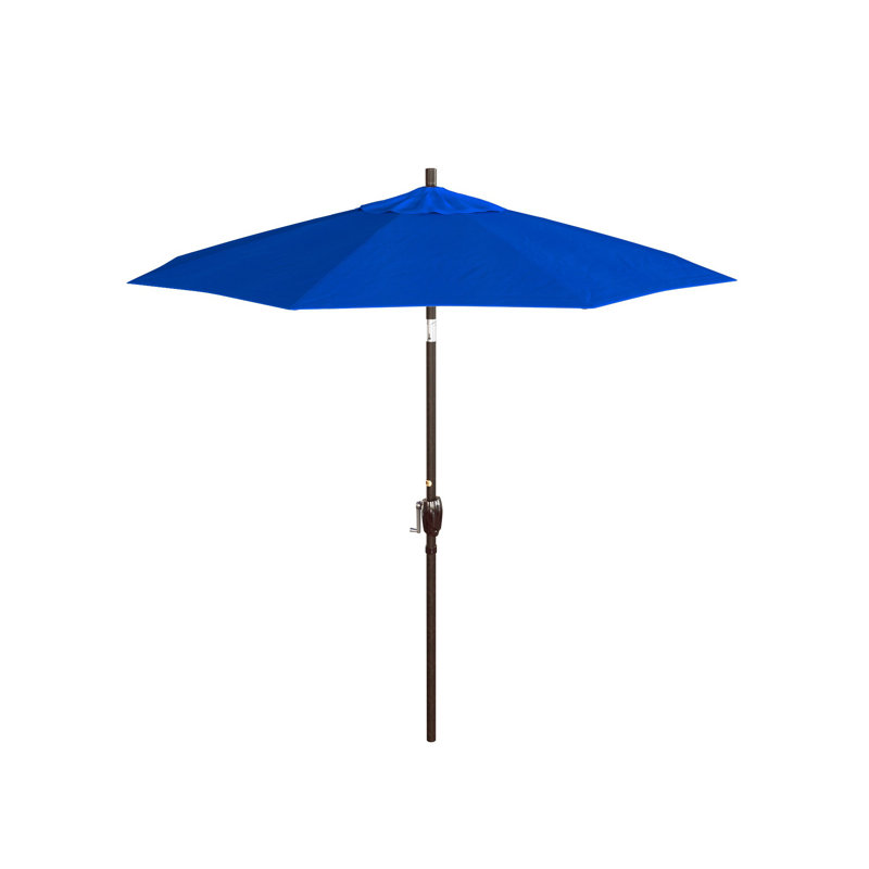 Parasol de marché 7 pi 6 po Prestwick, Toile Sunbrella® bleu pacifique