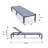 Marlin Modern Aluminum Outdoor Reclining Chaise Lounge - Weather-Resistant Sling Patio Chair for Poolside & Sunbathing-943377676-943377673