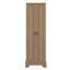 Armoire de rangement avec deux portes pour la salle de bain et le bureau, équipée d'une tablette réglable