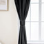 Safia 100% Crushed Velvet Eyelet Sheer Window Curtains-49251637-49251632