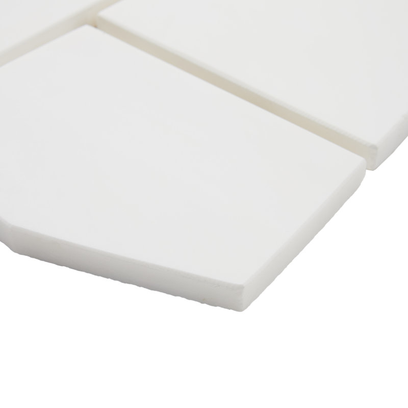 Carreau de mosaïque en pierre naturelle pittoresque l 11,81 po x L 19,68 po, Dolomite White