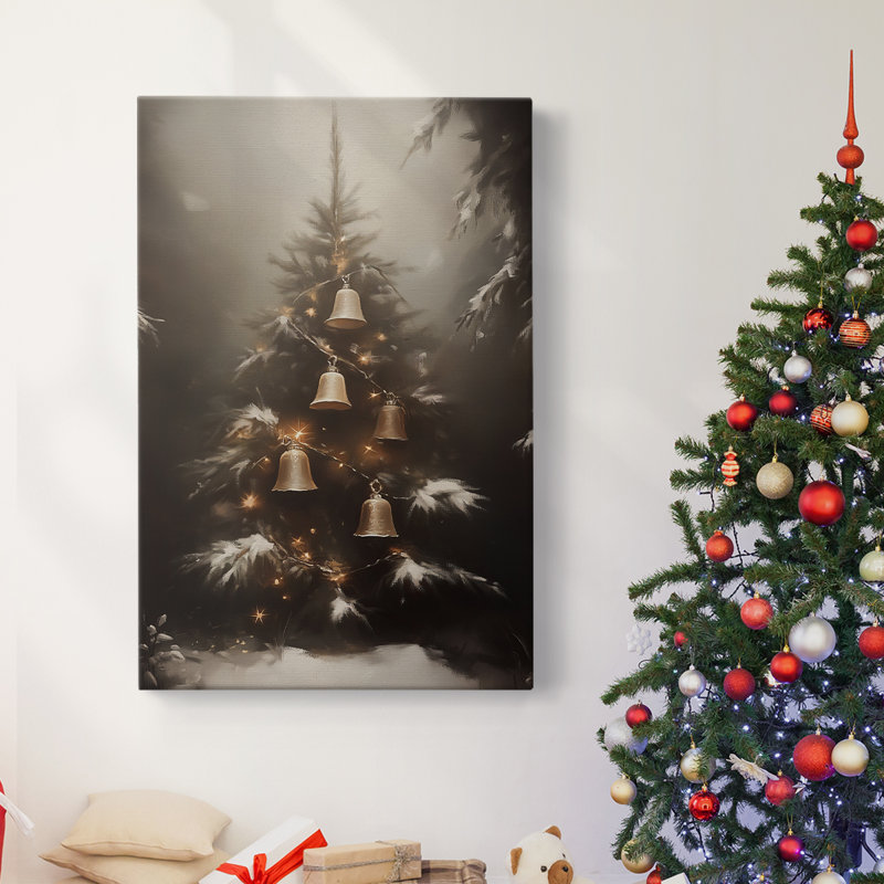 Art des Fêtes de Noël - Toile tendue avec châssis - Série 2-CCGCLXVI, H 48 po x l 32 po