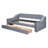 Twin Size Upholstered Daybed With Storage Armrests And USB Port-716261071