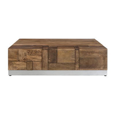Gerasimos Solid Wood Top Coffee Table
