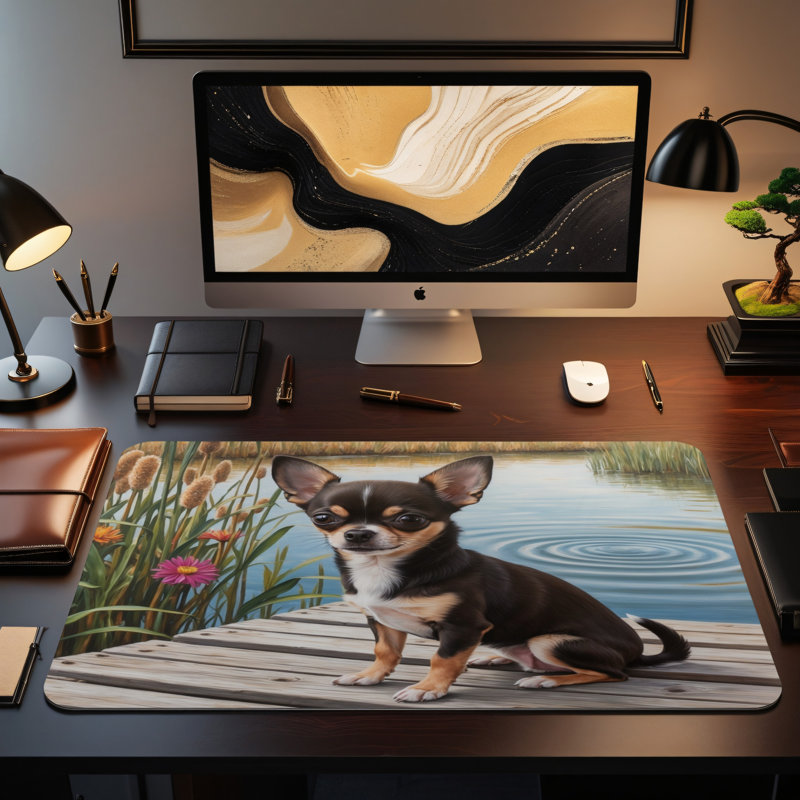 Polyester Desk Pad, 23.6x13.8