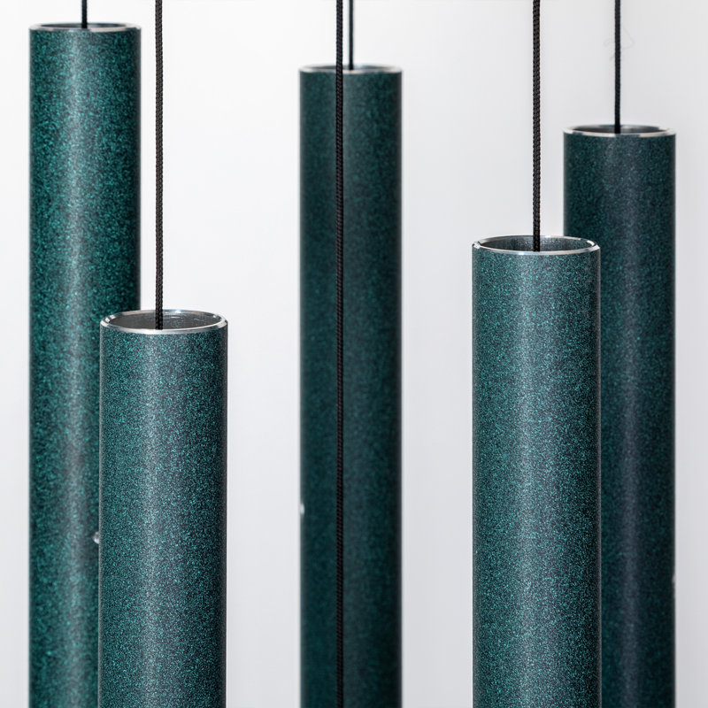 Shenandoah Melodies Aluminum Wind Chime, Vert, H 42 po x l 9 po x P 9 po
