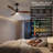  52-inch Modern Ceiling Fan with Light, 3 Solid Wood Blades, DC Motor, 6 Speeds, Downrod Mount for Bedroom, Living Room-1336089350-1336089353