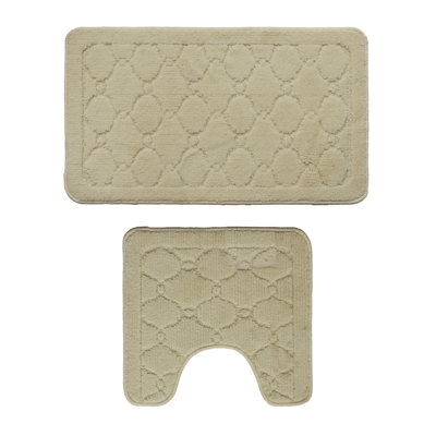 Geometric piece Bath Rug Set