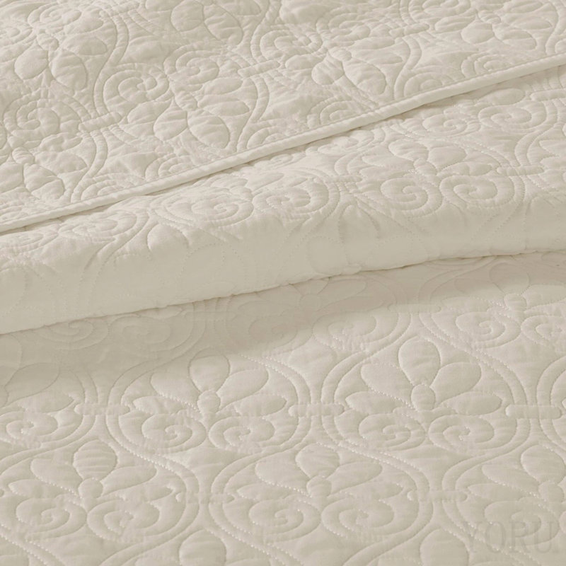 Reversible Quilt Set Cream King/Cal King