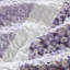 Courtepointe très grande / très grande taille, jeté, courtepointe en microfibre imprimée, trois motifs floraux, coussin froncé, lavable à la machine 4 pièces - style Shabby Chic, 2 taies décoratives, 1 jeté