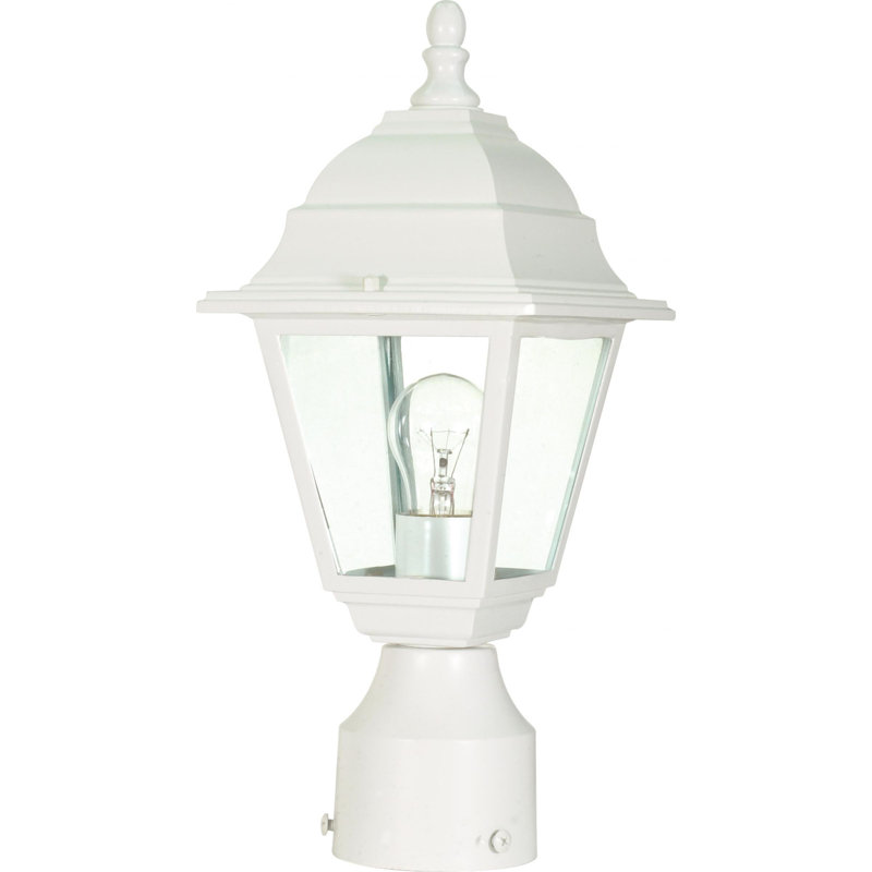 Tête de lanterne à 1 lumière H 14 po Monmouth, blanc