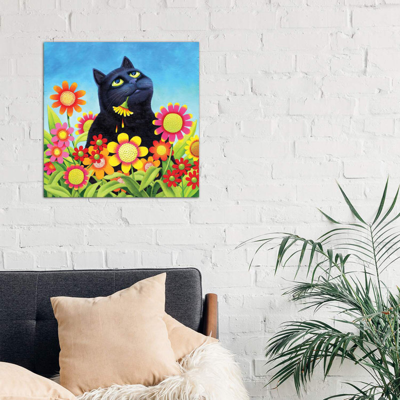 Expecting Rain by Vicky Mount - Wrapped Canvas Painting, 66.04 cm H x 66.04 cm W x 3.175 cm D