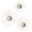 Ensemble de 3 miroirs muraux abstraits
