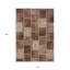 Tapis intérieur lavable 10 pi x 14 pi cuivré orange et beige
