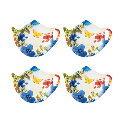 Set of 8 Teabag Holder Butterfly