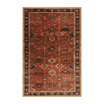 Tapis brun lavable à la machine