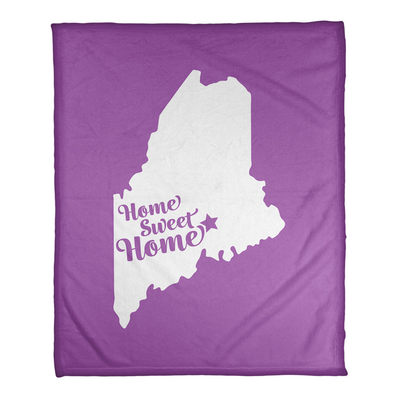 Couverture polaire chi town illinois, 50 po x 60 po, Violet