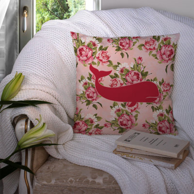 Floral Outdoor Throw Pillow