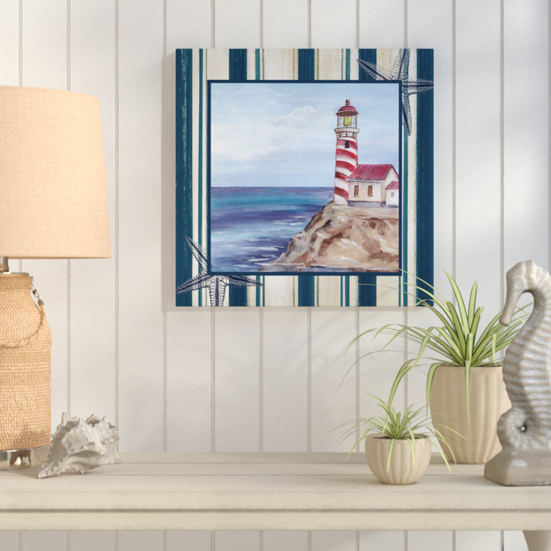 « phare », reproduction d’impression sur toile tendue, H 36 po x l 36 po