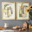 «Brown Sugar I», ensemble de 2 peintures sur toile encadrées-668397961-668397966